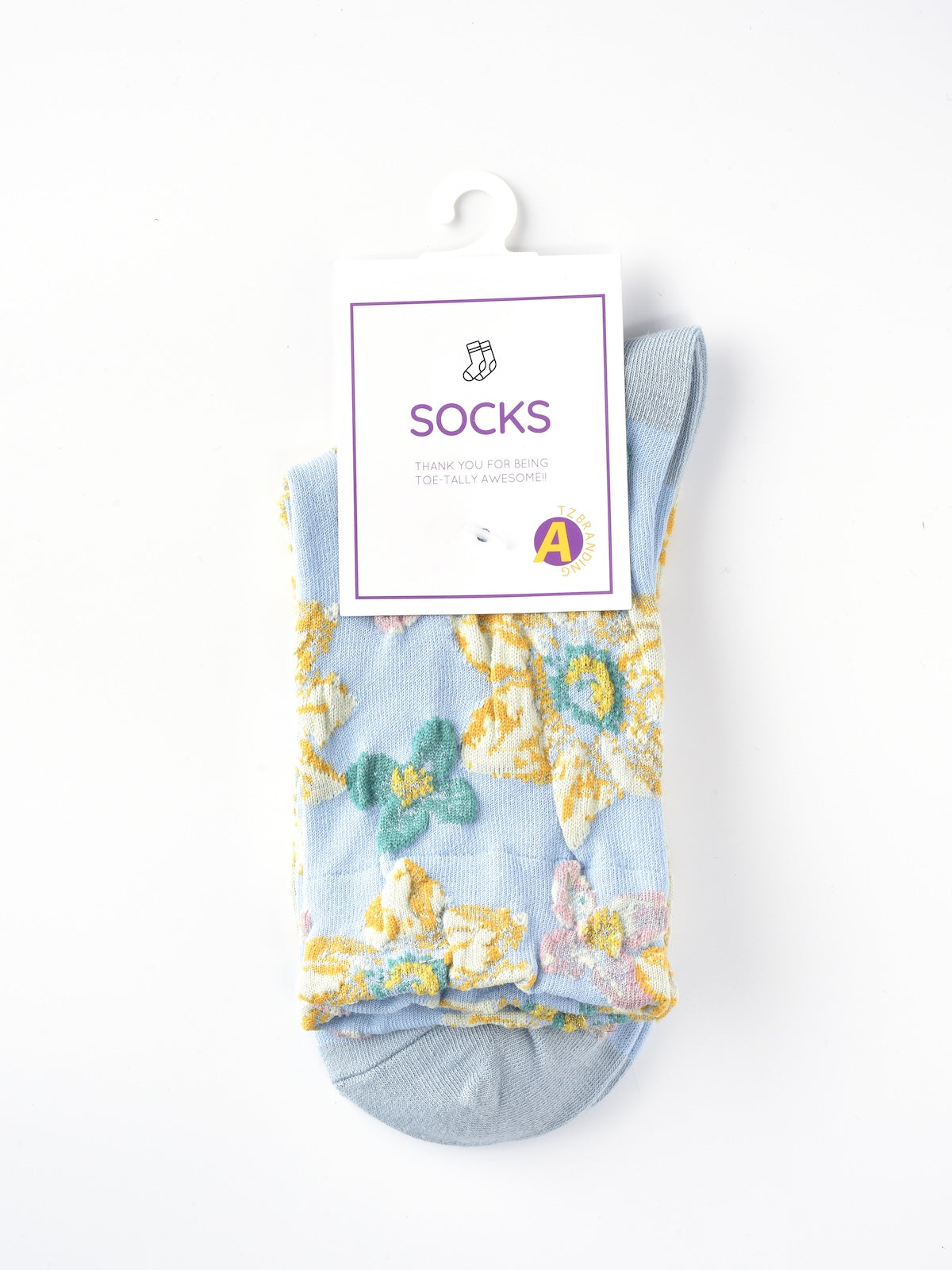 Rufia – Capsule Bold Bloom Pattern Crew Socks
