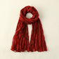 Scarvii - Solid Color Lightweight Ruched Scarf