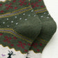Rufia - Mid-Calf Winter Socks with Christmas Patterns - 5 Pairs/Pack