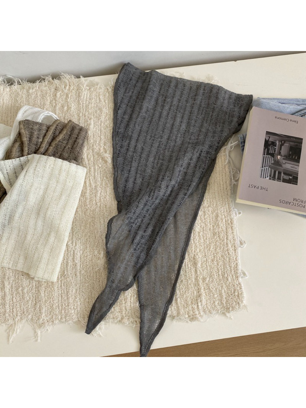 Scarvii Lightweight Sheer Triangle Scarf