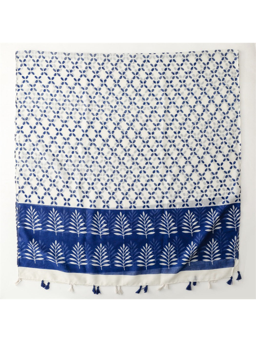 Scarvii - Botanical Border Print Scarf