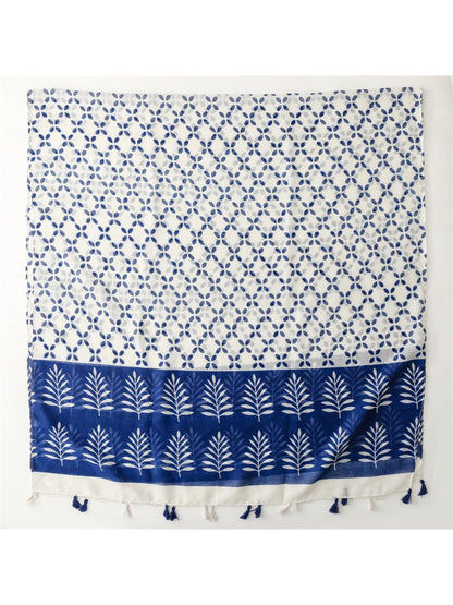 Scarvii - Botanical Border Print Scarf