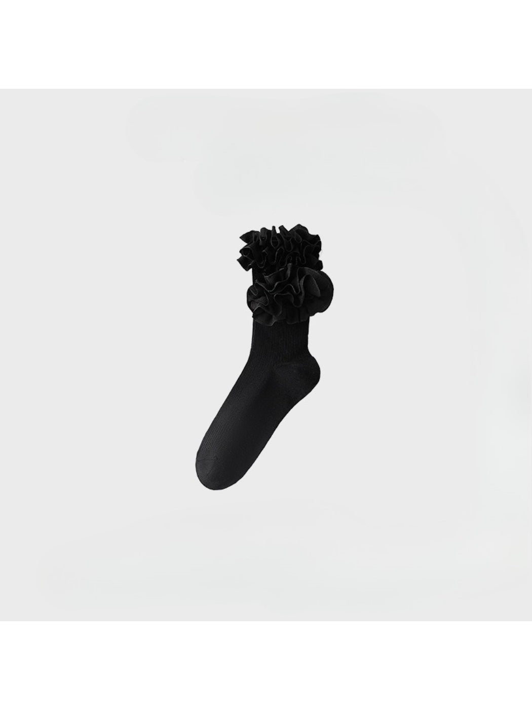 Rufia - Ruffle Trim Ribbed Crew Socks product image 12