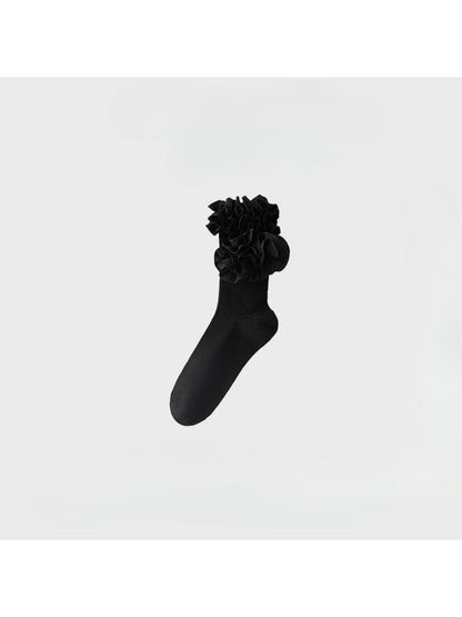 Rufia - Ruffle Trim Ribbed Crew Socks product image 12