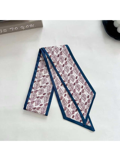 Scarvii Paisley Layout Design Skinny Scarf
