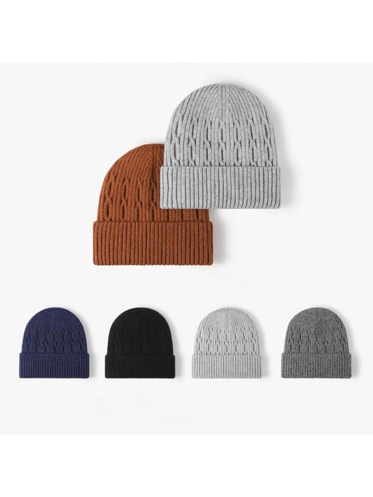 Haila - Fleece-Lined Cable-Knit Cuffed Beanie