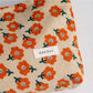 Cosbai - Vintage Floral Print Handheld Makeup Bag