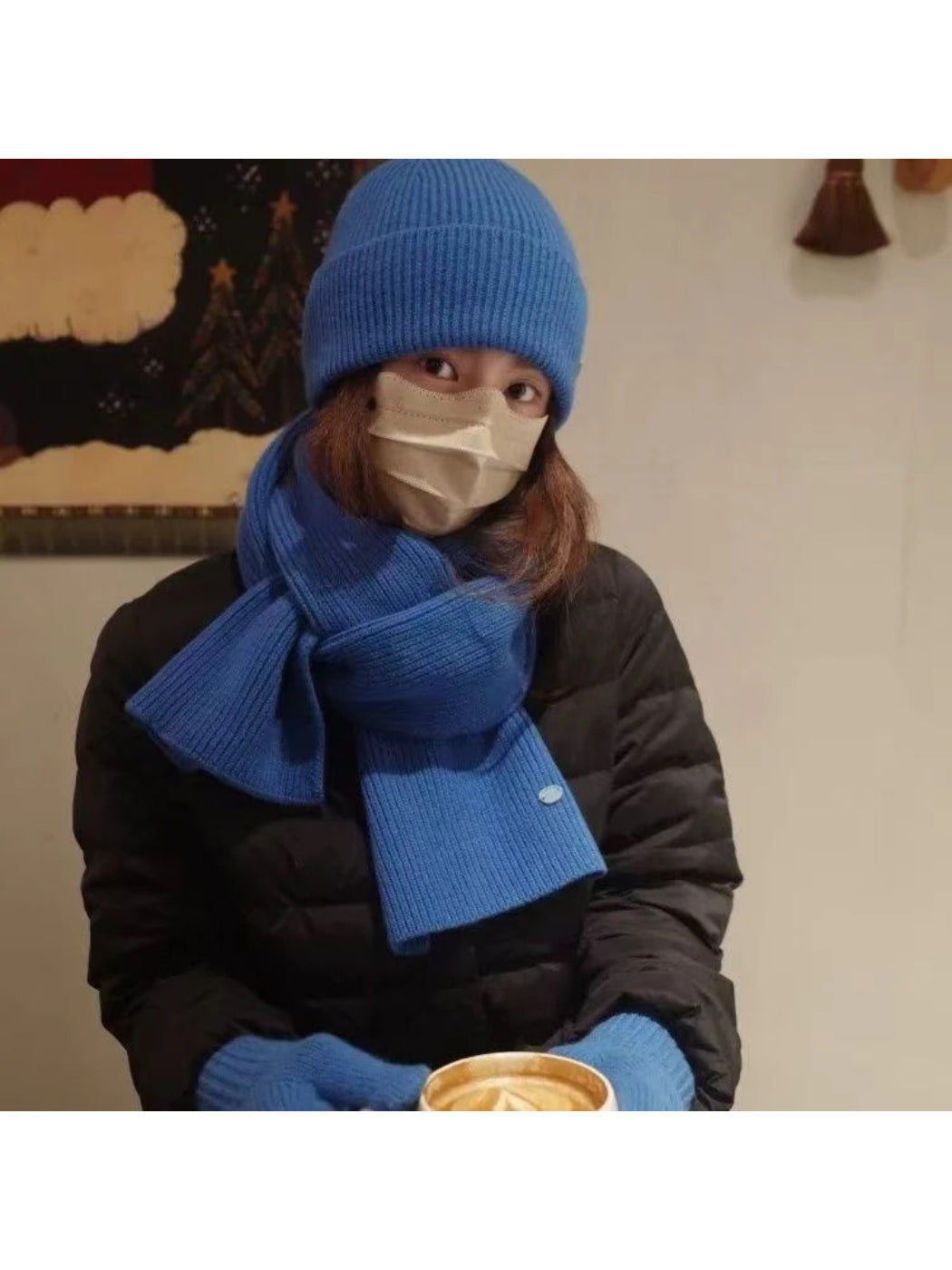 Scarvii – Ribbed Winter Hat and Scarf Set