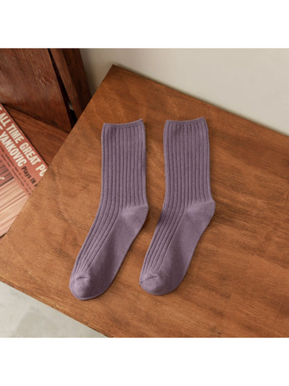 Rufia - Classic Ribbed Mid-Calf Crew Socks product image 10