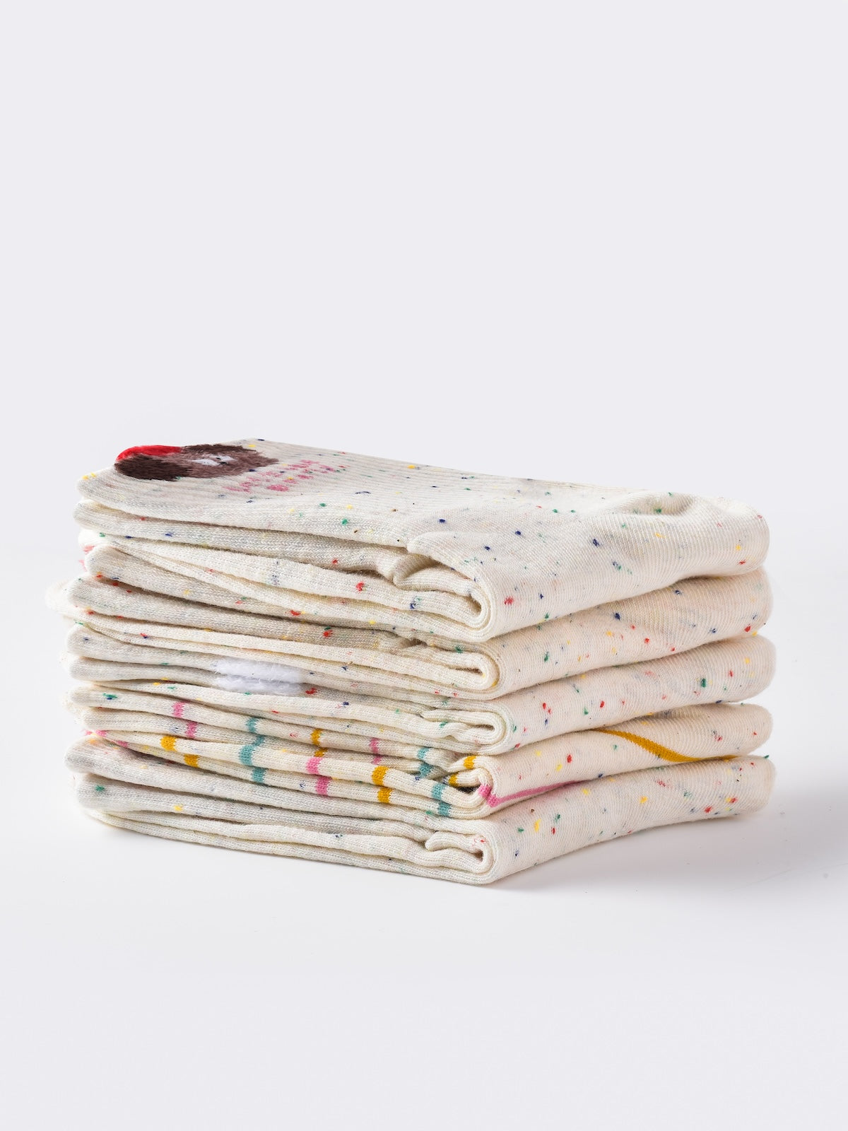Rufia - Bunny Stripe Confetti Crew Socks
