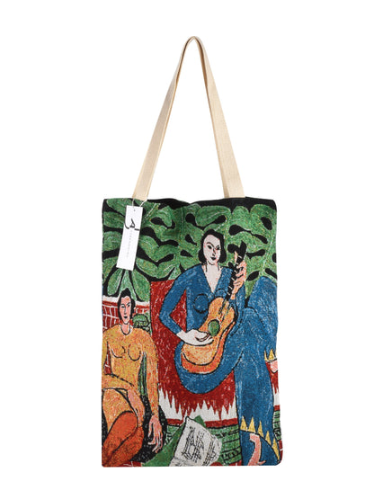 Cosbai - Vintage Camping Tote Bag
