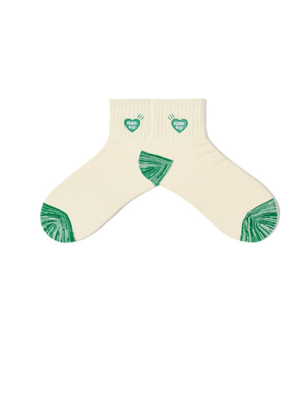 Rufia - Heart Graphic Contrast Crew Socks product image 5