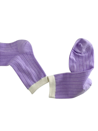 Rufia - Macaron-Colored Mid-Calf Socks - Sweet & Simple