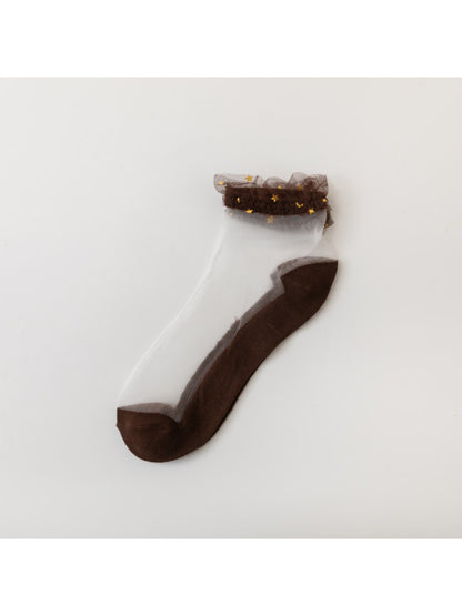 Rufia - Sheer Ruffle Trim Ankle Socks product image 7