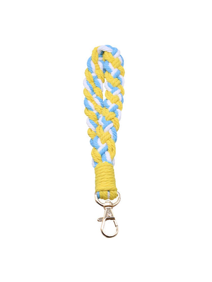 Koco Colorful Braided Keychain & Wristlet Phone Lanyard color options including Orange, Grey, Blue
