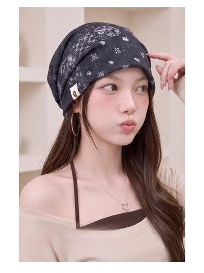Haila - Paisley Print Slouchy Hat