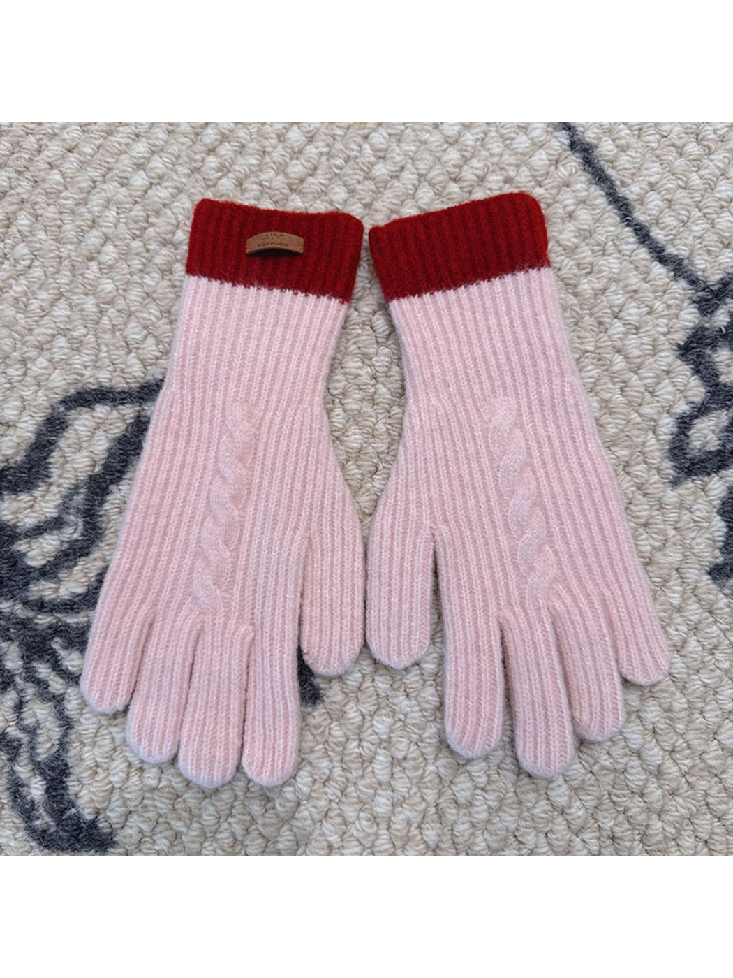 Gloving Colorblock Knit Winter Gloves for apparel accessory