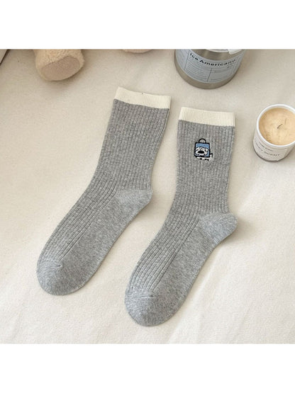 Rufia - Preppy Stripe Bow Crew Socks product image 6
