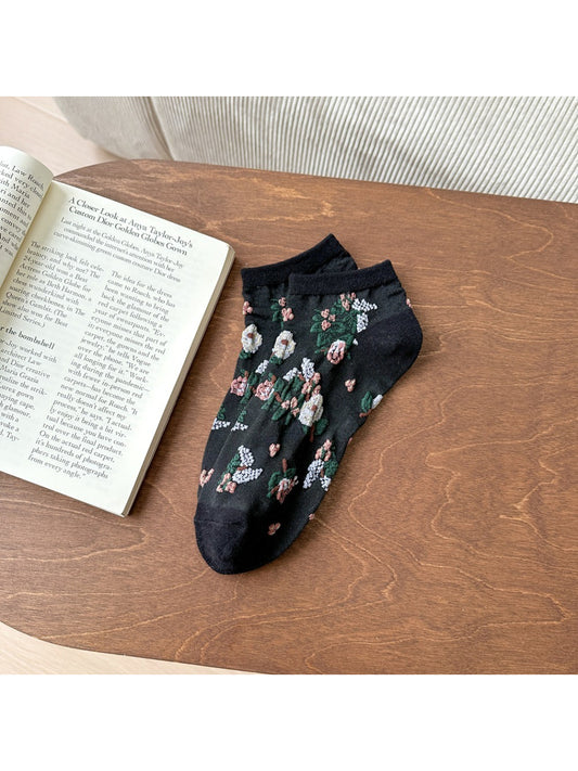 Rufia - Classic Floral Print Ankle Socks product image 1