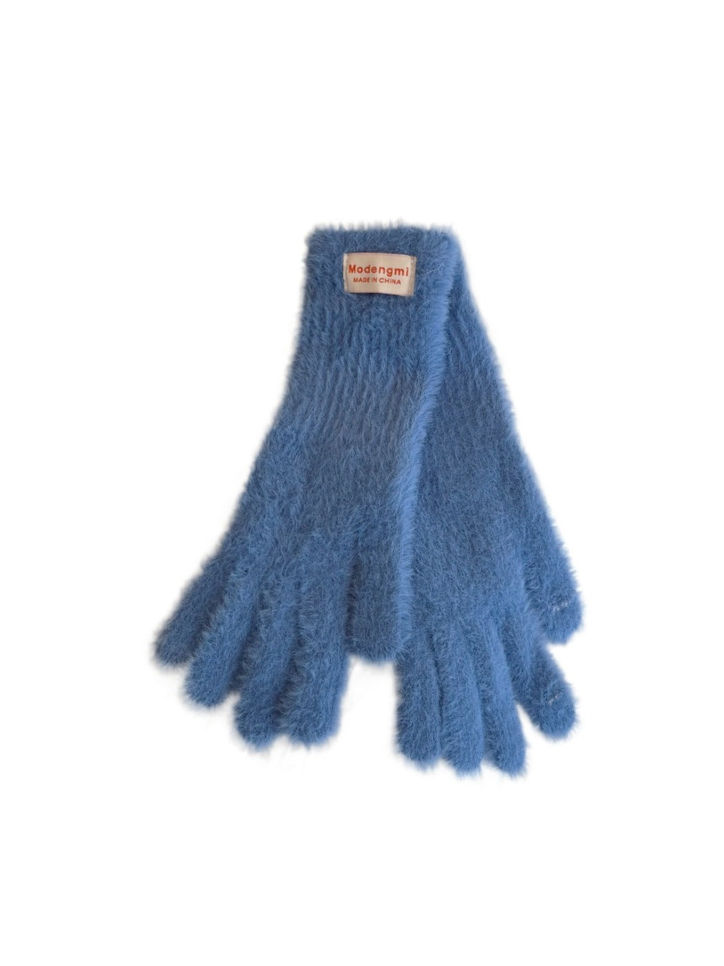 Gloving - Solid Color Fuzzy Gloves with Touchscreen
