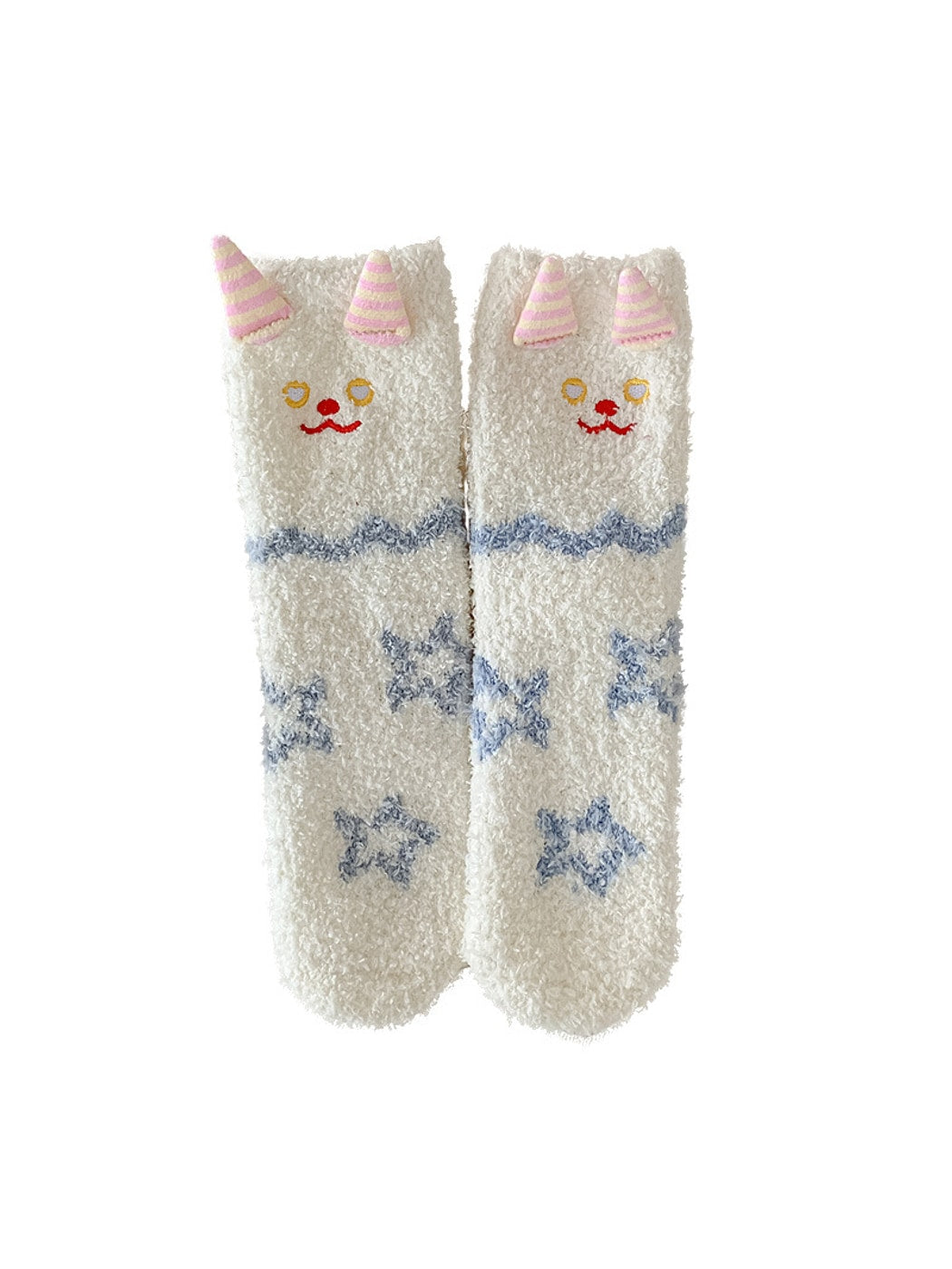 Rufia - Cartoon Star Monster Pattern Crew Socks