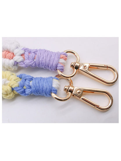 Koco Crochet Daisy Phone Lanyard & Keychain with floral motif