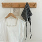 Scarvii - Vintage Knitted Triangle Scarf with Openwork Pattern