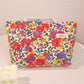 Cosbai - Flower Print Makeup Storage Pouch