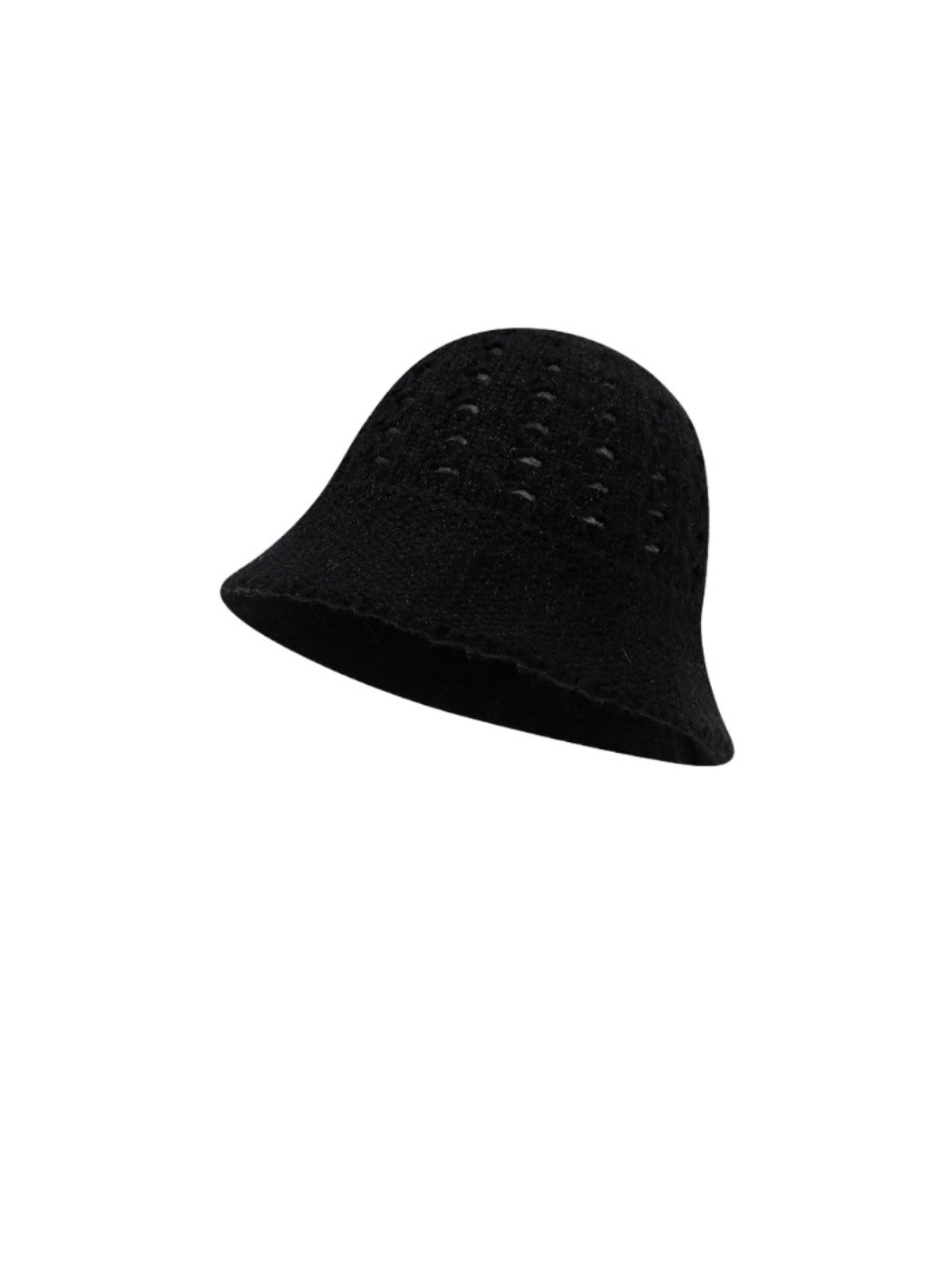 Haila - Winter Openwork Knitted Bucket Hat