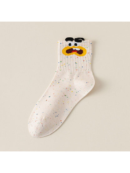 Rufia - Funny Face Confetti Crew Socks