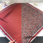 Scarvii - Two-Tone Paisley Print Square Scarf
