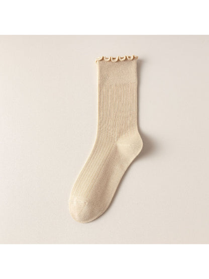 Rufia - Calm Tone Ribbed Crew Socks product image 8