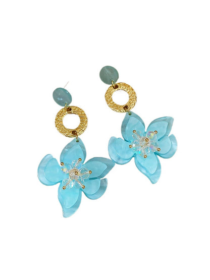 Earwish - Elegant Flower Earrings