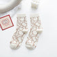 Rufia - Cartoon Cat Mid-Calf Socks