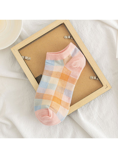 Rufia - Summer Plaid Ankle Socks