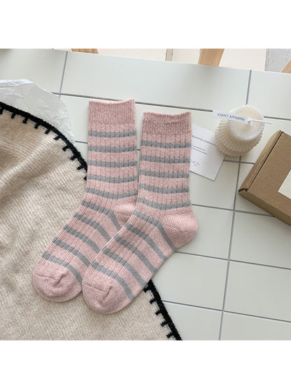 Rufia Cozy Stripe Fuzzy Crew Socks product image 8