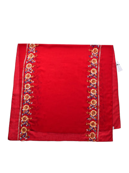 Scarvii - Boho Embroidered Floral Scarf - Soft & Charm