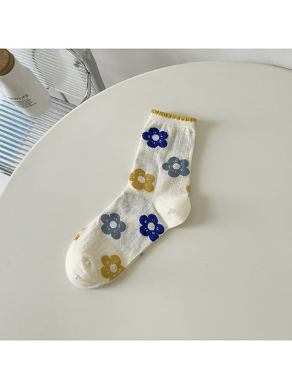 Rufia - Floral Pattern Crew Socks product image 8