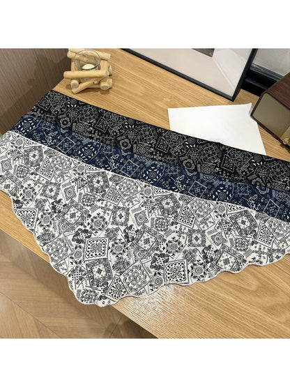 Scarvii - Mixed Motif Printed Triangle Bandana