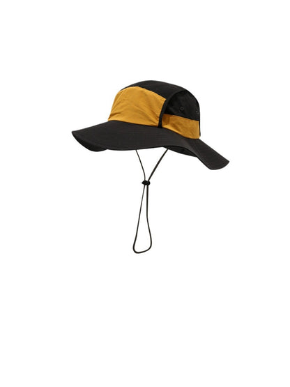 Top view of Haila casual lightweight travel sun hat highlighting its round crown
