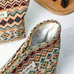 Cosbai - Boho Chic Clutch Makeup Bag With Zipper
