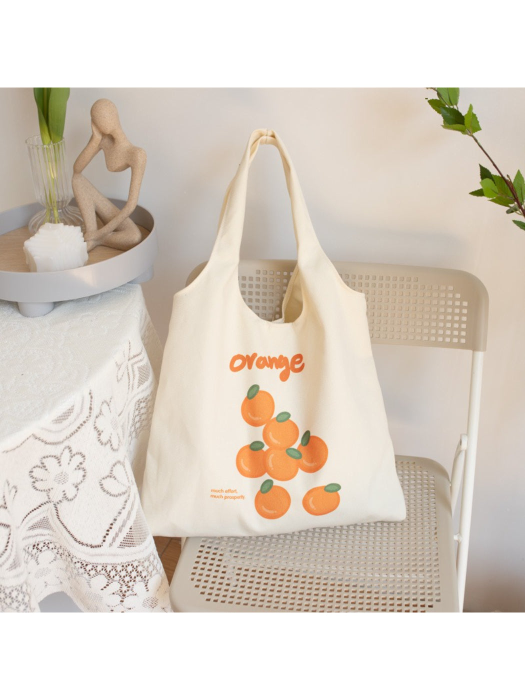Cosbai - Fruit Series Soft Shoulder Tote