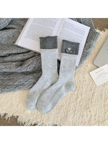 Rufia – Cozy Ribbed Crew Socks