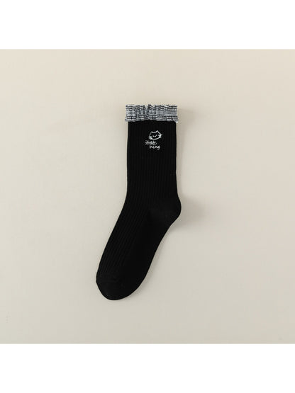 Rufia - Frill Cuff Cat Crew Socks product image 4