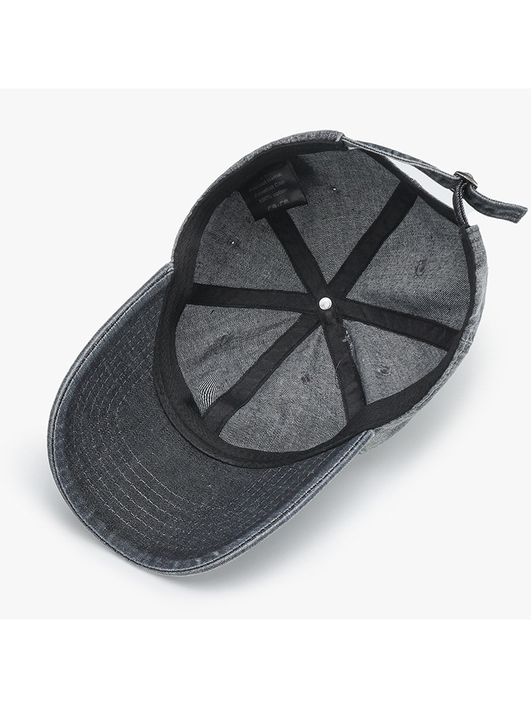 Haila - Vintage Washed Plain Adjustable Baseball Cap