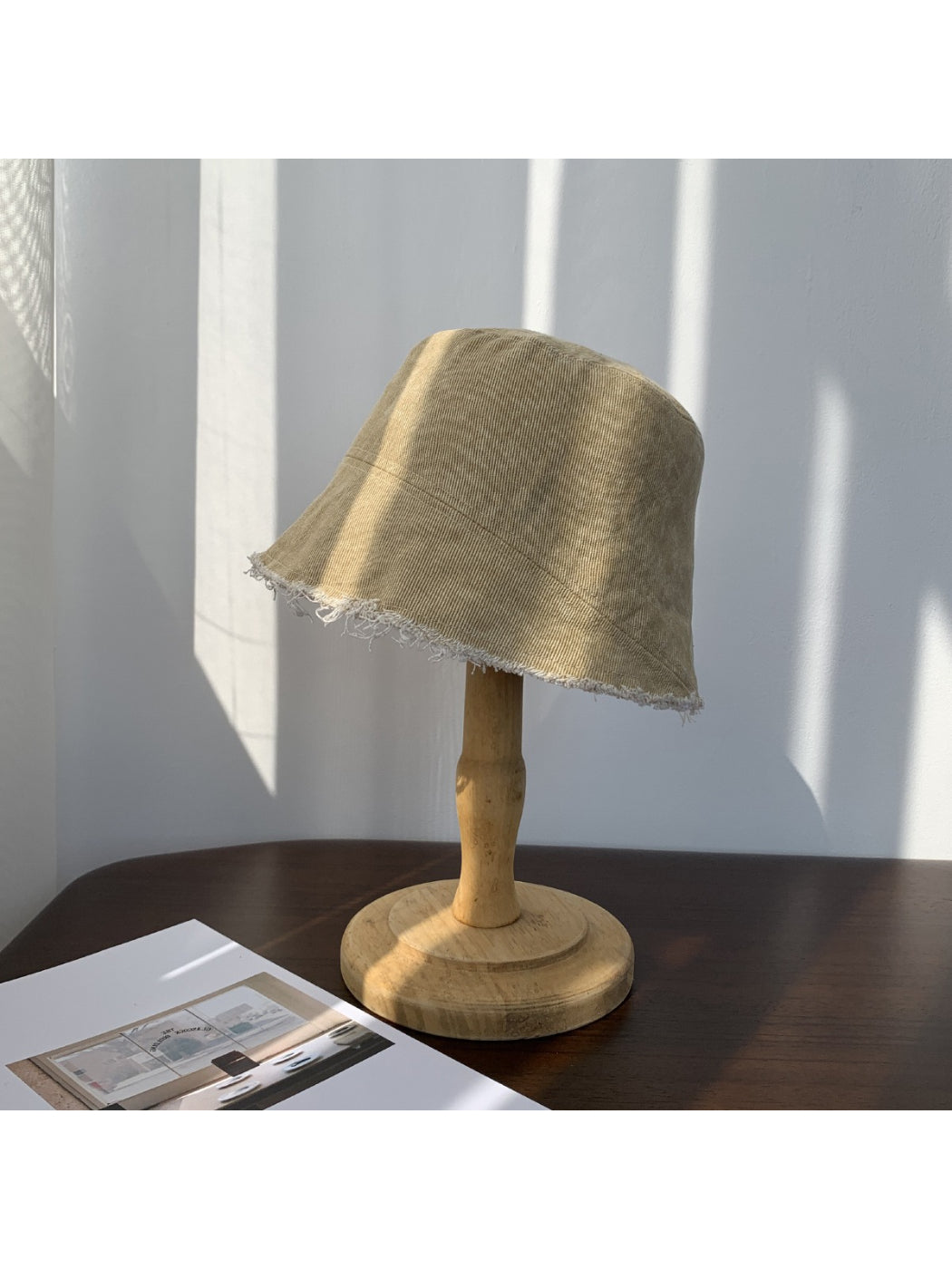 Haila - Raw Edge Washed Bucket Hat