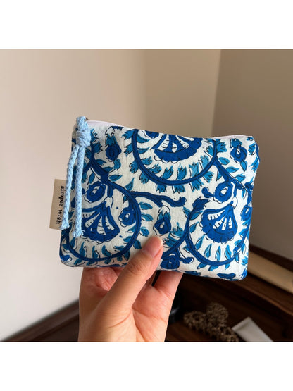Cosbai - Printed Rectangular Zipper Coin Purse