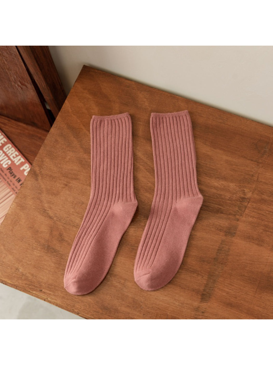Rufia - Classic Ribbed Mid-Calf Crew Socks product image 12