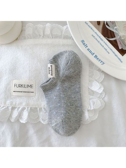 Rufia Dot Pattern No Show Socks product image