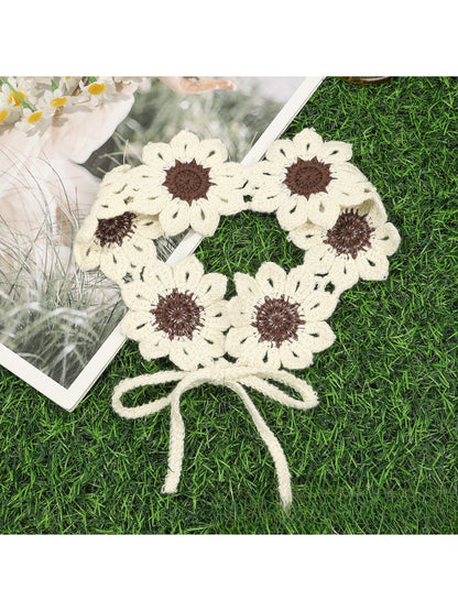 Scarvii Crochet Daisy Flower Headband